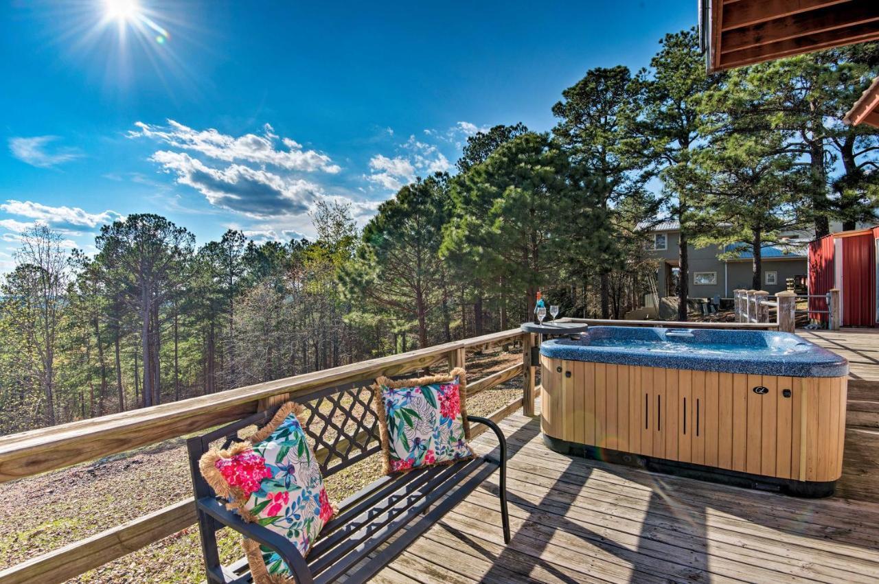 Broken Bow Mountaintop Home With Hot Tub! Exterior foto